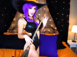 Super-sexy hefty mounds halloween witch